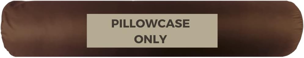 King Size Extra Long Round Body Pillow - 54x12 Bolster Pillow for Bed Extra Soft Body Pillow with Removable Pillowcase, Maternity Pillow - Grey