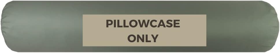 King Size Extra Long Round Body Pillow - 54x12 Bolster Pillow for Bed Extra Soft Body Pillow with Removable Pillowcase, Maternity Pillow - Grey