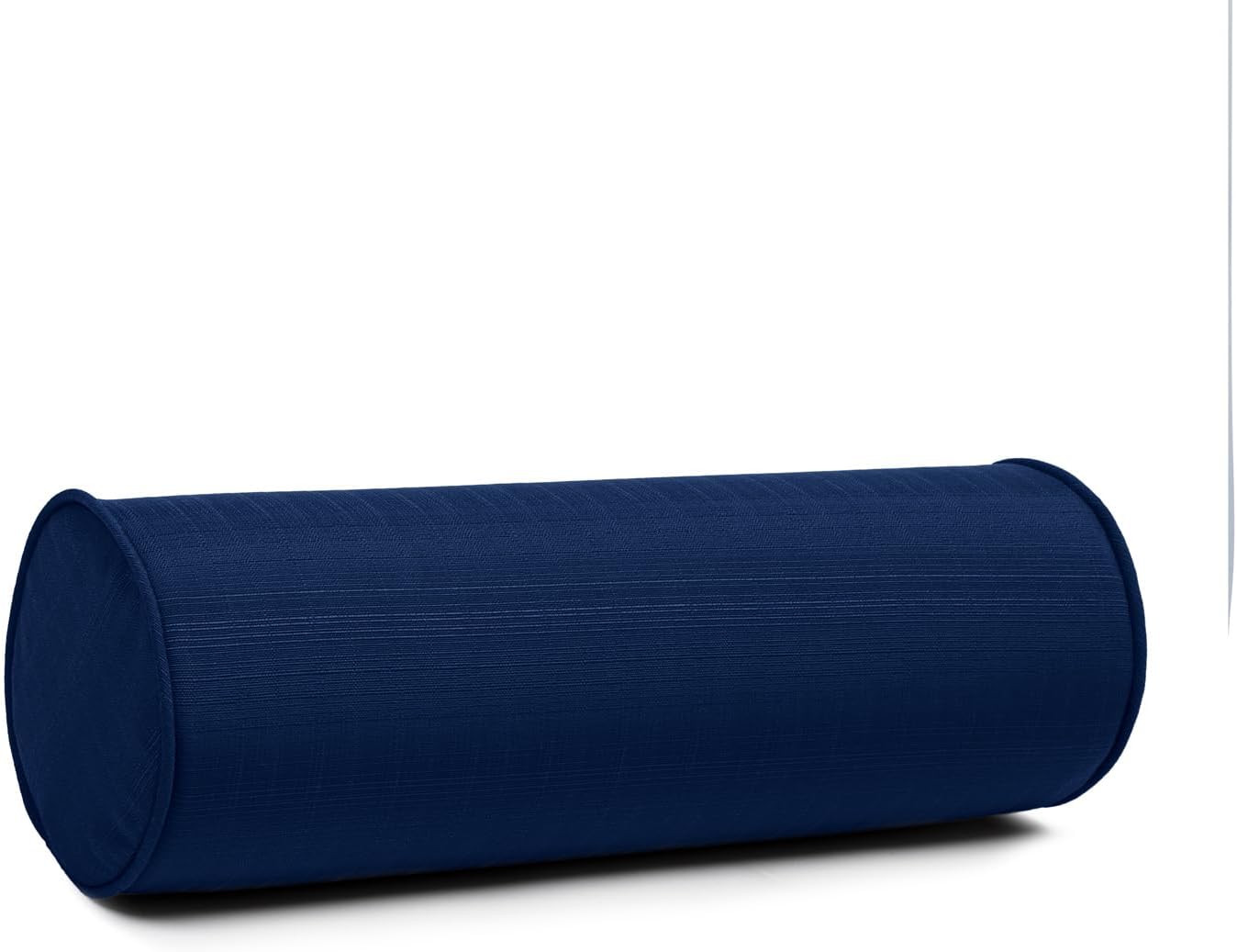 Sherry Kline Sunrise Indoor/Outdoor Neck Bolster Corded Edge Filled Pillow Sky 6"x18" Set of 2