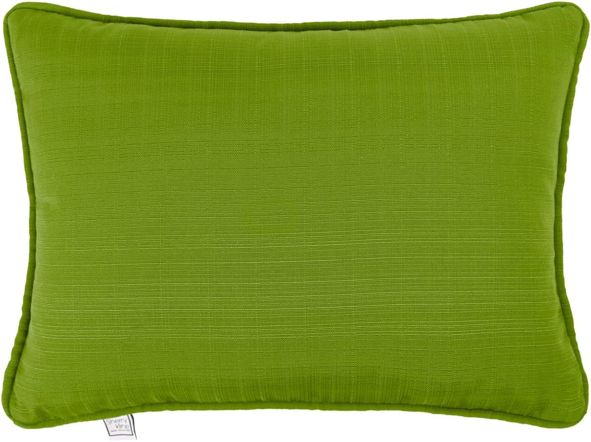 Sherry Kline Sunrise Indoor/Outdoor Neck Bolster Corded Edge Filled Pillow Sky 6"x18" Set of 2