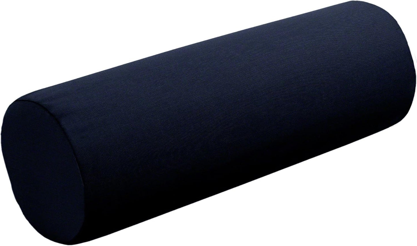 Cushion Source Bolster Pillow | 20" x 6" Indoor/Outdoor | Multiple Sunbrella Fabric Options Available (Sunbrella Elements Cast Lagoon)