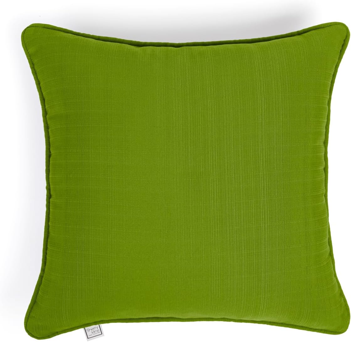 Sherry Kline Sunrise Indoor/Outdoor Neck Bolster Corded Edge Filled Pillow Sky 6"x18" Set of 2