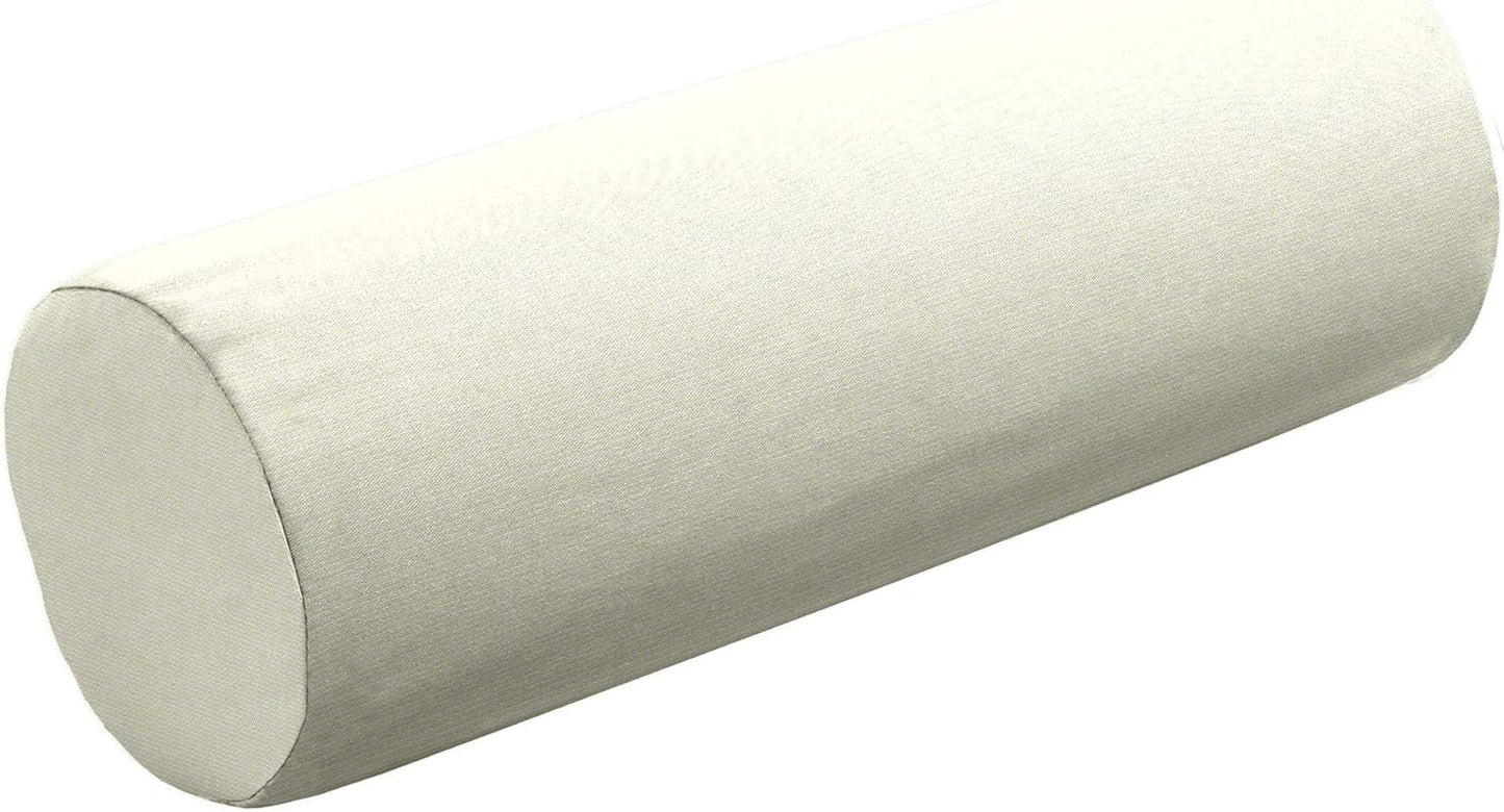 Cushion Source Bolster Pillow | 20" x 6" Indoor/Outdoor | Multiple Sunbrella Fabric Options Available (Sunbrella Elements Cast Lagoon)