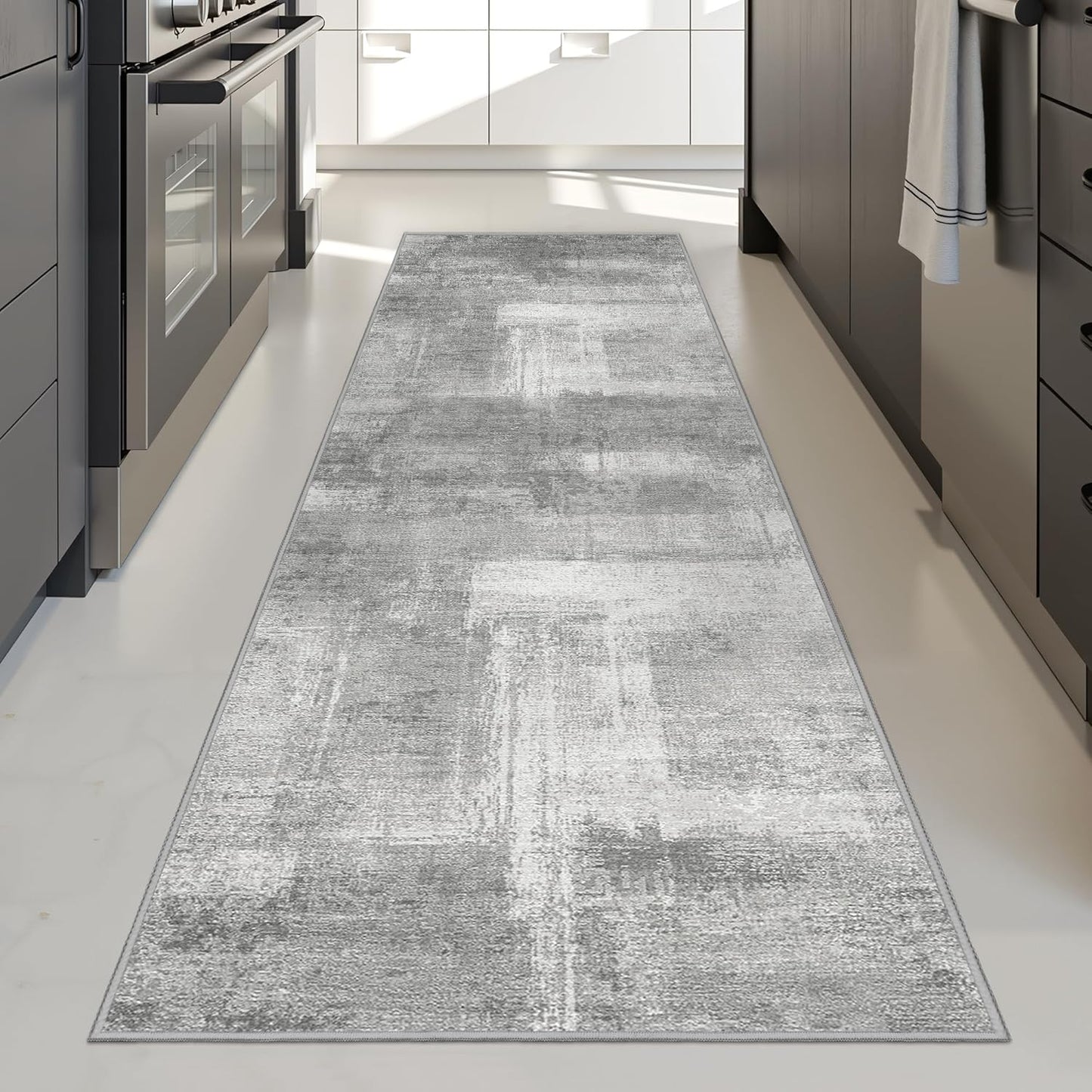 zesthome 8x10 Area Rugs for Living Room, Non-Slip Backing Washable Rug, Modern Abstract Area Rug, Stain Resistant Rugs for Bedroom, Ultra-Thin Large Area Rugs, Area Rug 8x10