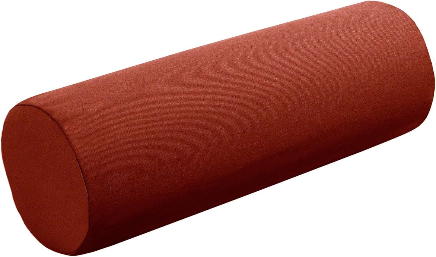 Cushion Source Bolster Pillow | 20" x 6" Indoor/Outdoor | Multiple Sunbrella Fabric Options Available (Sunbrella Elements Cast Lagoon)