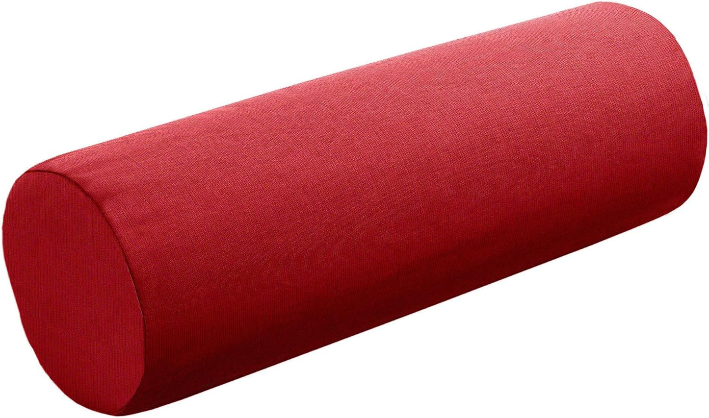 Cushion Source Bolster Pillow | 20" x 6" Indoor/Outdoor | Multiple Sunbrella Fabric Options Available (Sunbrella Elements Cast Lagoon)