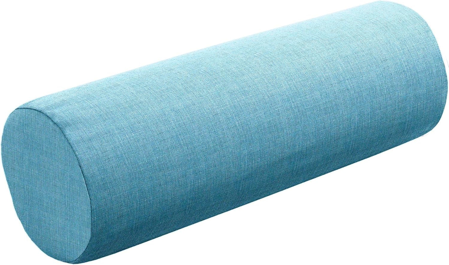 Cushion Source Bolster Pillow | 20" x 6" Indoor/Outdoor | Multiple Sunbrella Fabric Options Available (Sunbrella Elements Cast Lagoon)
