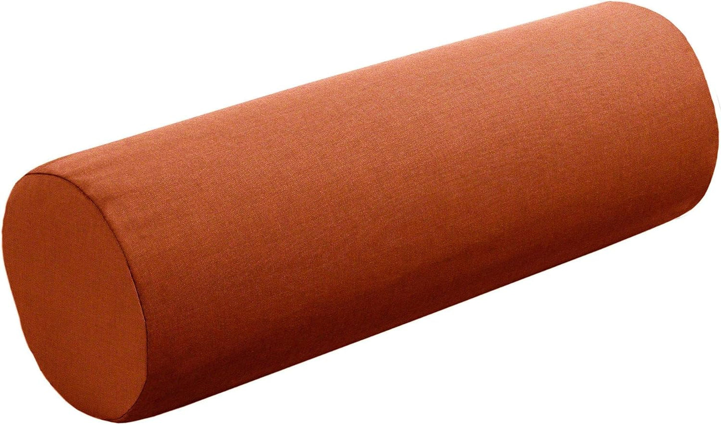 Cushion Source Bolster Pillow | 20" x 6" Indoor/Outdoor | Multiple Sunbrella Fabric Options Available (Sunbrella Elements Cast Lagoon)