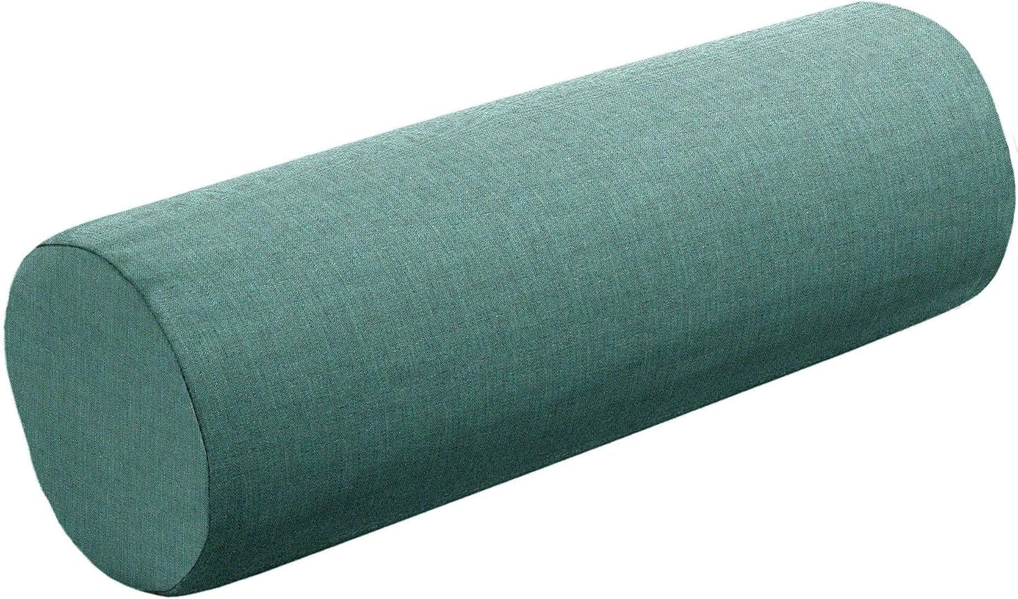 Cushion Source Bolster Pillow | 20" x 6" Indoor/Outdoor | Multiple Sunbrella Fabric Options Available (Sunbrella Elements Cast Lagoon)