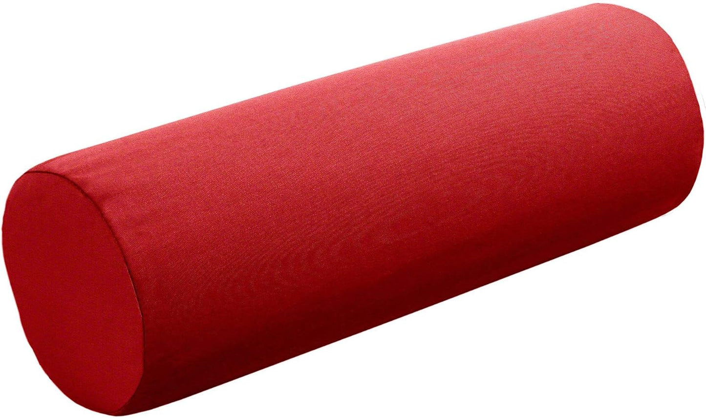 Cushion Source Bolster Pillow | 20" x 6" Indoor/Outdoor | Multiple Sunbrella Fabric Options Available (Sunbrella Elements Cast Lagoon)