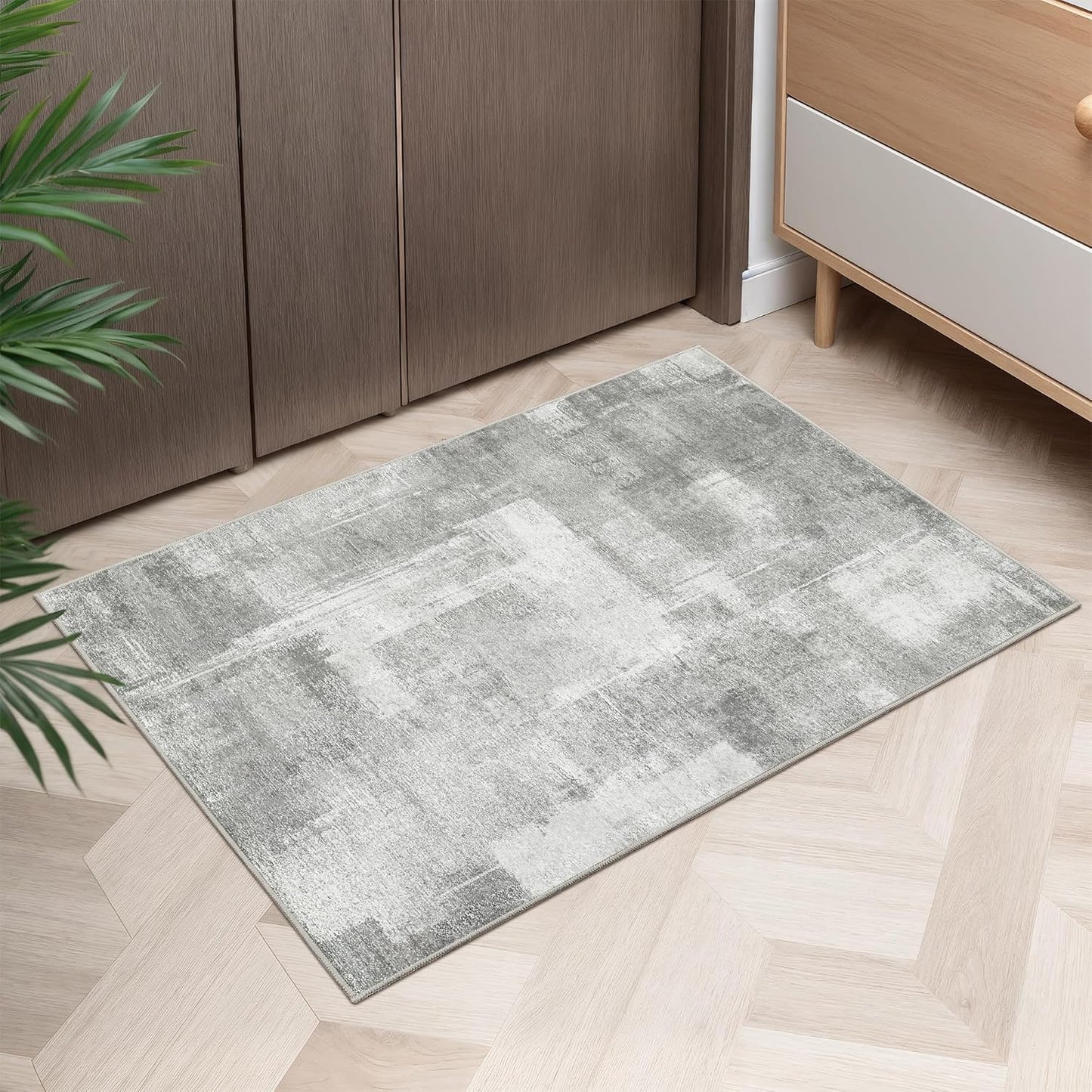 zesthome 8x10 Area Rugs for Living Room, Non-Slip Backing Washable Rug, Modern Abstract Area Rug, Stain Resistant Rugs for Bedroom, Ultra-Thin Large Area Rugs, Area Rug 8x10