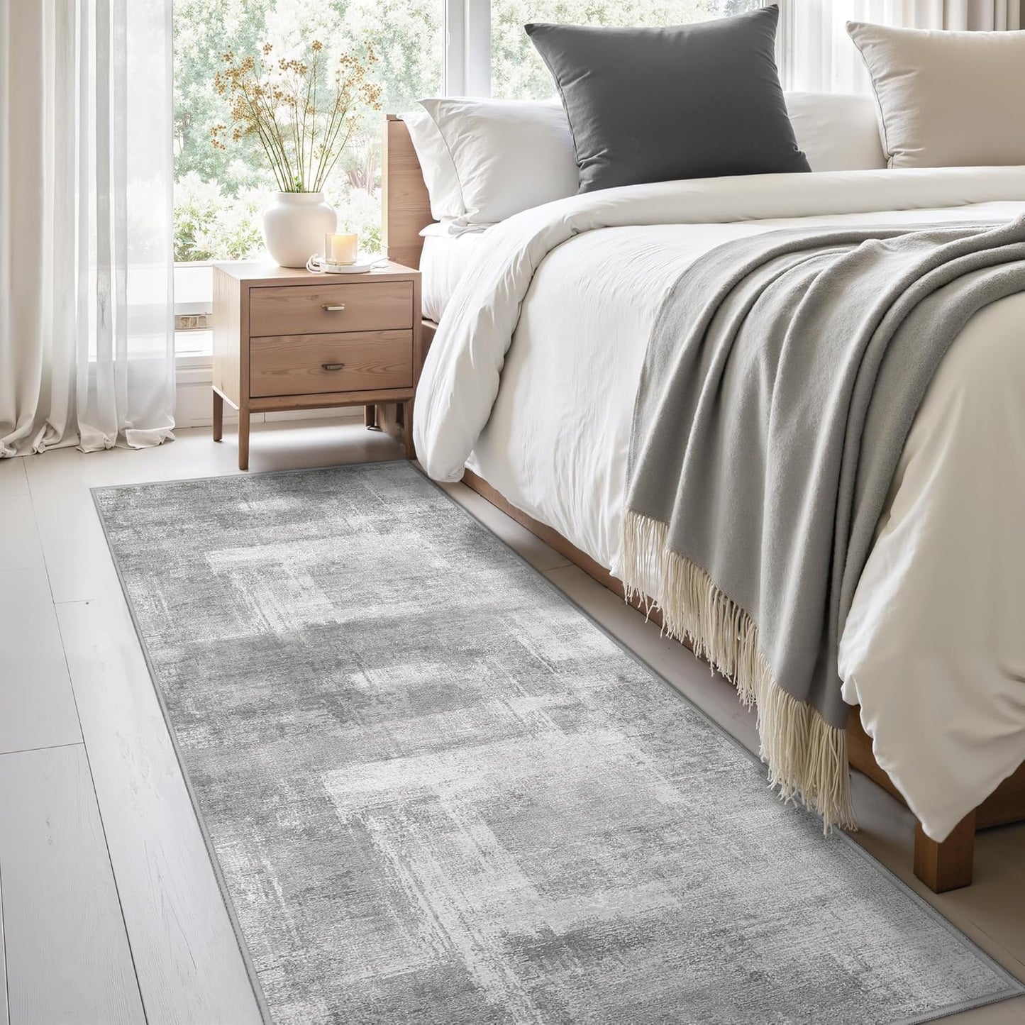 zesthome 8x10 Area Rugs for Living Room, Non-Slip Backing Washable Rug, Modern Abstract Area Rug, Stain Resistant Rugs for Bedroom, Ultra-Thin Large Area Rugs, Area Rug 8x10