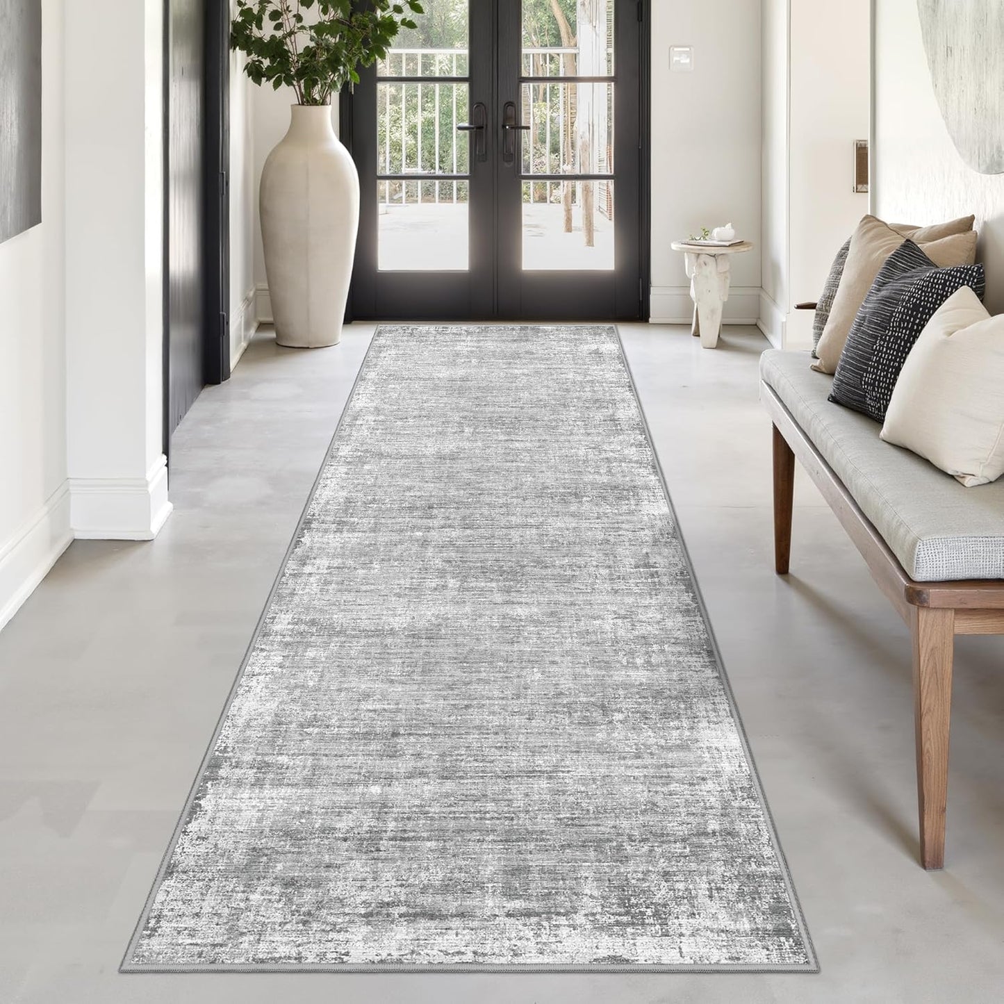zesthome 8x10 Area Rugs for Living Room, Non-Slip Backing Washable Rug, Modern Abstract Area Rug, Stain Resistant Rugs for Bedroom, Ultra-Thin Large Area Rugs, Area Rug 8x10