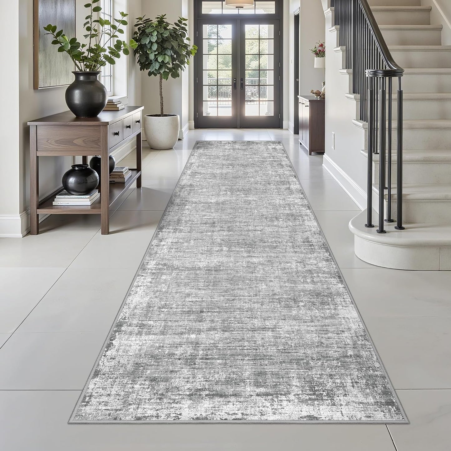 zesthome 8x10 Area Rugs for Living Room, Non-Slip Backing Washable Rug, Modern Abstract Area Rug, Stain Resistant Rugs for Bedroom, Ultra-Thin Large Area Rugs, Area Rug 8x10